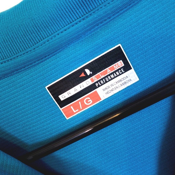 Grand Slam Performance Polo Shirt size L - Picture 2 of 4